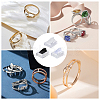 12Pcs 3 Colors Rectangle Acrylic Finger Ring Stands RDIS-FG0001-26-6