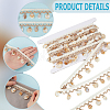 5yards Cotton Thread & Shell Beaded Trim Ribbon OCOR-CY0003-94A-6