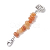 Halloween Pumpkin Alloy Pendant Decorations HJEW-JM02073-5