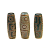 Tibetan Style dZi Beads TDZI-R002-02F-3