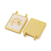 Rack Plating Brass Enamel Pendants KK-R153-11G-2