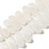 Natural White Jade Beads Strands G-B064-B28-1