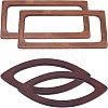 4Pcs 2 Styles Wooden Handles Replacement FIND-CA0002-22-1
