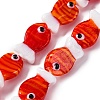 Handmade Lampwork Beads Strands LAMP-G154-07M-1