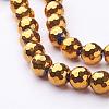 Non-Magnetic Synthetic Hematite Bead Strands G-D009-2-2