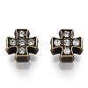 Alloy Crystal Rhinestone Beads ALRI-T004-09AB-2