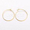 Brass Wine Glass Charm Rings Hoop Earrings X-EC067-2G-2