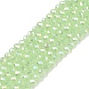Electroplate Glass Beads Strands EGLA-A044-J3mm-B08-1