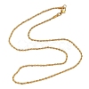 Trendy Men's 304 Stainless Steel Rope Chain Necklaces NJEW-M072-F-01-4