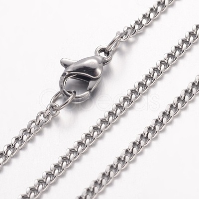 Non-Tarnish 304 Stainless Steel Necklaces NJEW-F201-11P-1