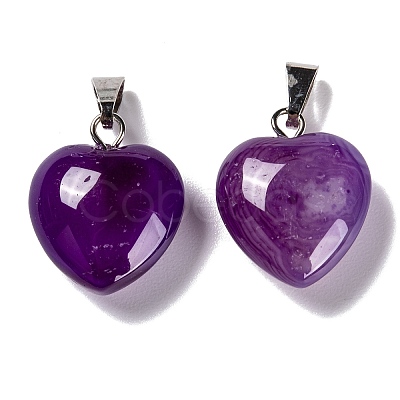 Natural Agate Pendants G-I311-A01-1