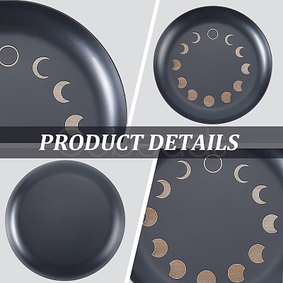 430 Stainless Steel Wiccan Altar Plate AJEW-WH20070-290A-03-1