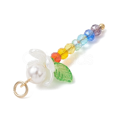 Glass Pendants PALLOY-JF04748-1
