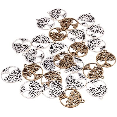 Tibetan Style Alloy Pendants TIBEP-PH0003-01-1