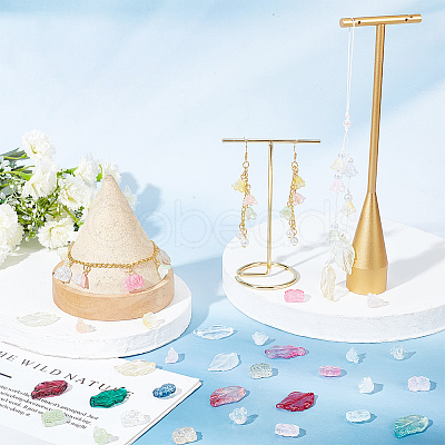 300Pcs 3 Style Glass Pendants GLAA-AR0001-43-1