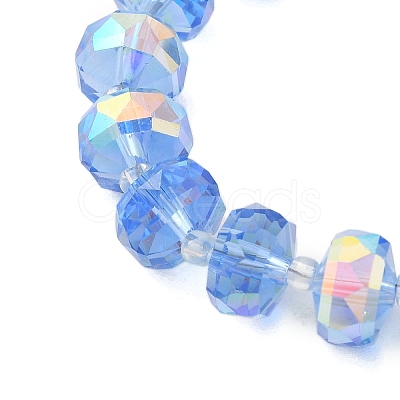Transparent Electroplate Glass Beads Strands EGLA-P062-01A-AB02-1