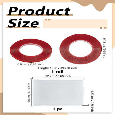 Transparent Plastic Storage Box MRMJ-LP0002-32B-1
