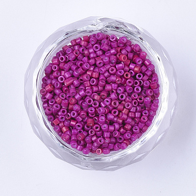 Baking Paint Cylinder Seed Beads SEED-Q036-02A-D10-1