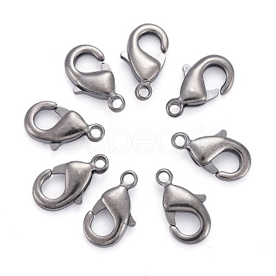 Brass Lobster Claw Clasps KK-901-B-NF-1