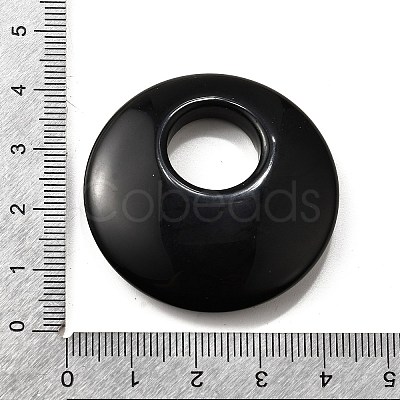Natural Obsidian Pendants G-F708-05L-1