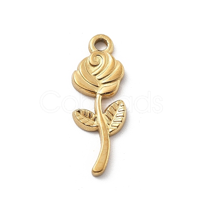 304 Stainless Steel Rhinestone Pendants LS-STAS-D300-01G-01-1