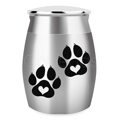 1Pc Column Mini Stainless Steel Urn for Human Pet Ashes AJEW-AR0001-84H-1