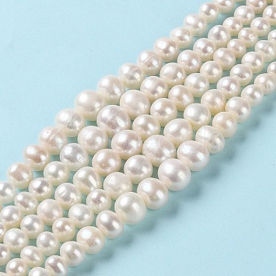 Natural Cultured Freshwater Pearl Beads Strands PEAR-E018-67-1