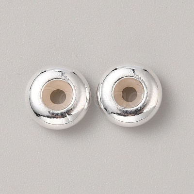 925 Sterling Silver Beads STER-WH0005-12C-S-1