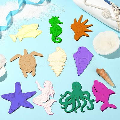 Unfinished Wooden Ocean Creature Cutouts WOOD-CJC0010-02-1