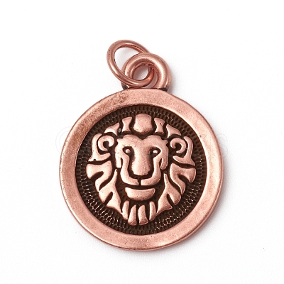 Brass Pendants KK-I668-01ARG-10-1