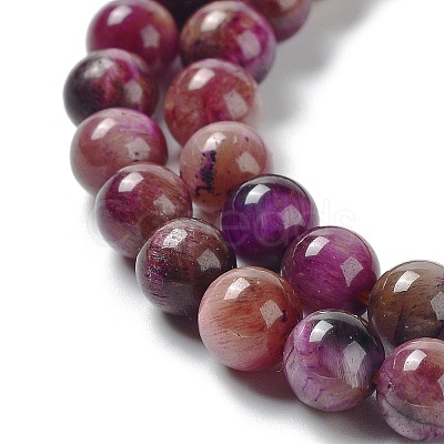 Natural Rainbow Tiger Eye Beads Strands G-NH0002-A01-A01-1
