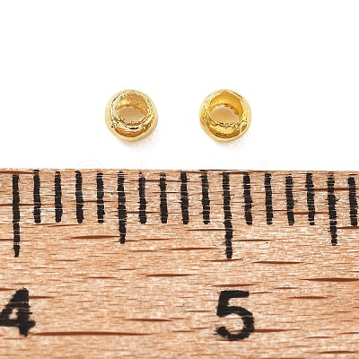 Brass Crimp Beads KK-S509-01G-04-1