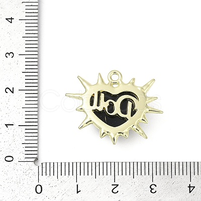 Alloy Pendants PALLOY-R151-10G-01-1