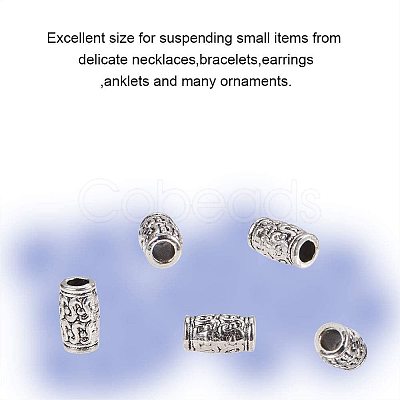Tibetan Style Alloy Beads TIBEB-PH0004-29AS-1
