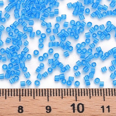 Transparent Glass Cylinder Beads SEED-S047-I-002-1