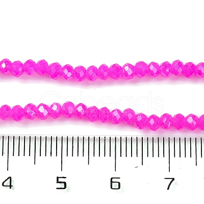 Baking Electroplate Glass Beads Strands X-DGLA-A039-J4mm-B24-1