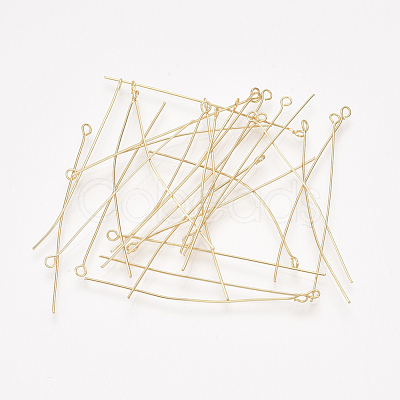 Brass Eye Pins KK-S348-405C-1