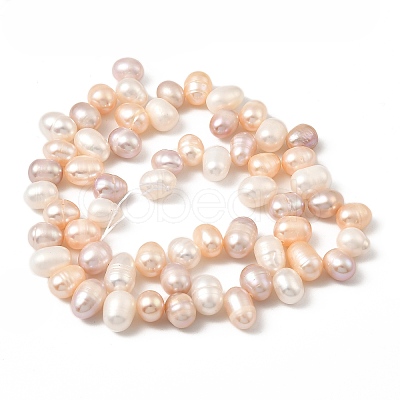 Natural Cultured Freshwater Pearl Beads Strands PEAR-I007-04F-01B-1