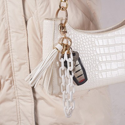 Chain Link Wristlet Keychain HJEW-SW00013-06-1