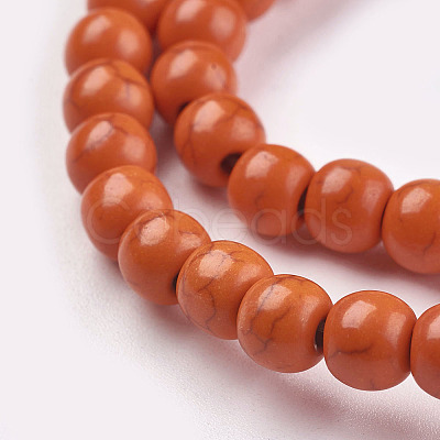 Synthetic Turquoise Beads Strands TURQ-G106-6mm-02G-1