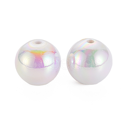 Opaque Acrylic Beads X-MACR-S370-18mm-01-1
