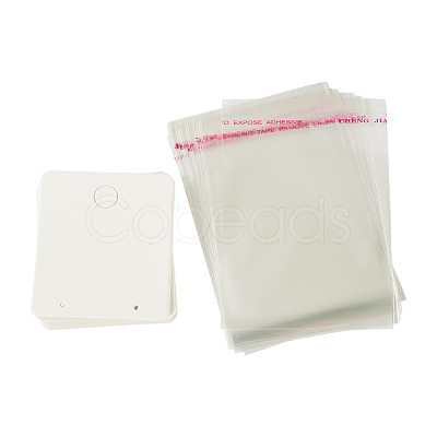 20Pcs Paper Earring Display Cards CDIS-TADJ0002-01C-1