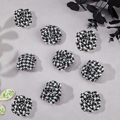 16Pcs Nylon Flower Ornament Accesories DIY-FH0007-91-1