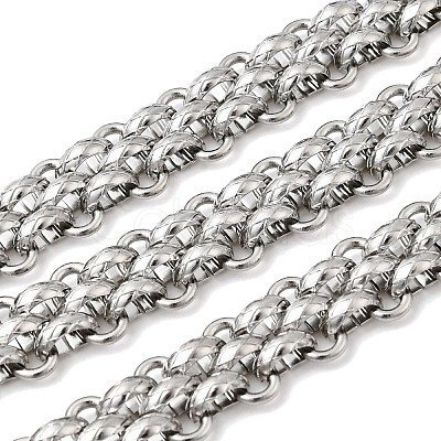 304 Stainless Steel Mesh Chains CHS-K024-07B-P-1