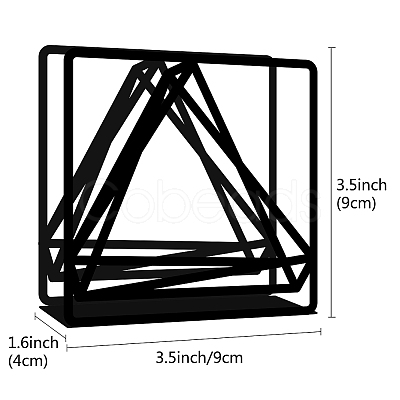 Iron Napkin Holder DJEW-WH0020-009-1