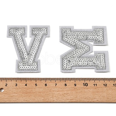 26Pcs Polyester Clothing Patches DIY-XCP0003-36-1