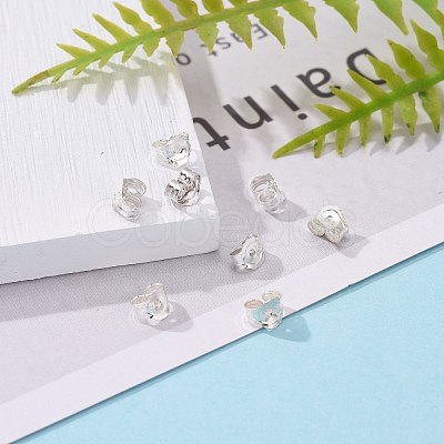 925 Sterling Silver Earring Findings STER-O013-05-1