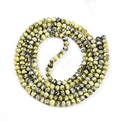 Baking Paint Glass Beads X1-DGLA-N003-4mm-A04-1