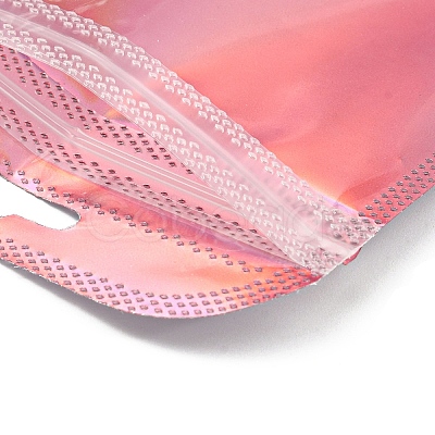 Plastic Glitter Holographic Packaging Yin-yang Resealable Bags OPP-D003-04E-1