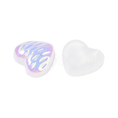 UV Plating Acrylic Cabochons OACR-H121-02A-1